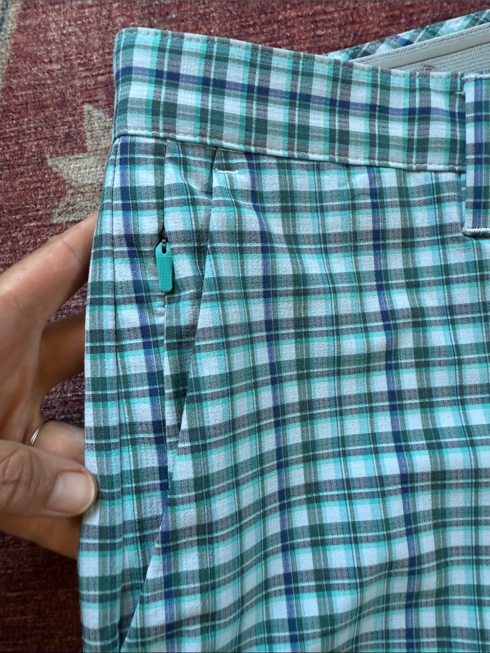 TOMMY BAHAMA Top Deck Check Shorts Size 35 - Picture 4 of 13